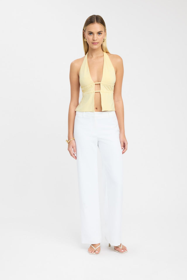 product Harper Top Kookai Fitted Plungeneck Sleeveless Womens-Blouse 