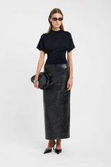 Heavy Phoenix Belted Maxi Skirt