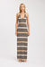 Chelsea Stripe Low Back Dress