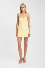 Tahiti Gathered Bustier Top