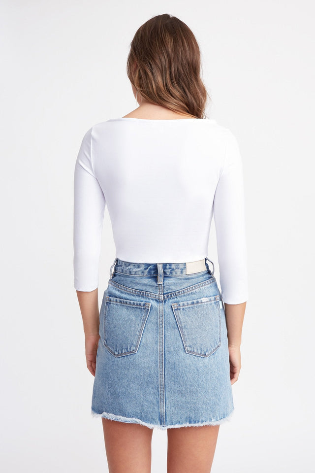 Mia 3/4 Sleeve Boat Top