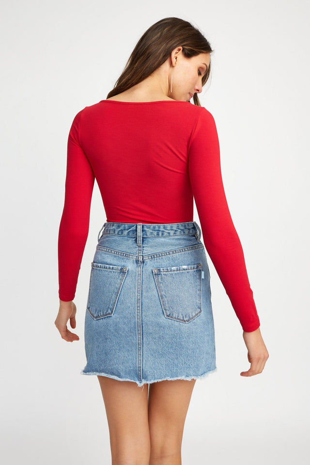 Mia Boat Long Sleeve Top