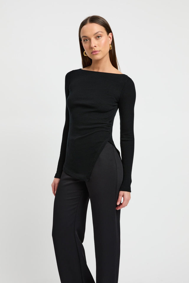 Theo Merino Wool Long Sleeve Top