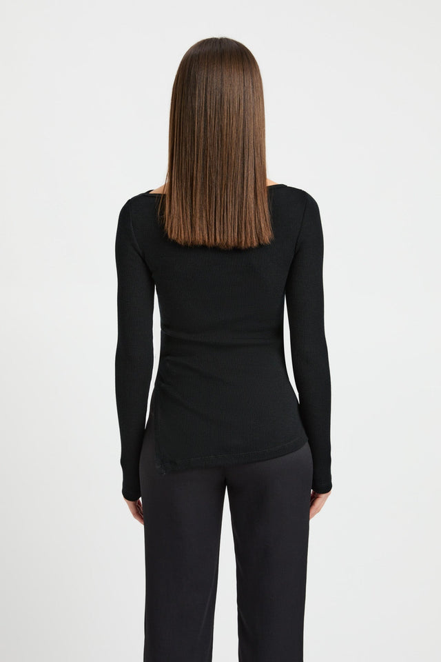 Theo Merino Wool Long Sleeve Top