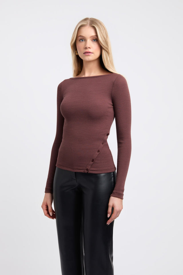 Knox Merino Wool Top