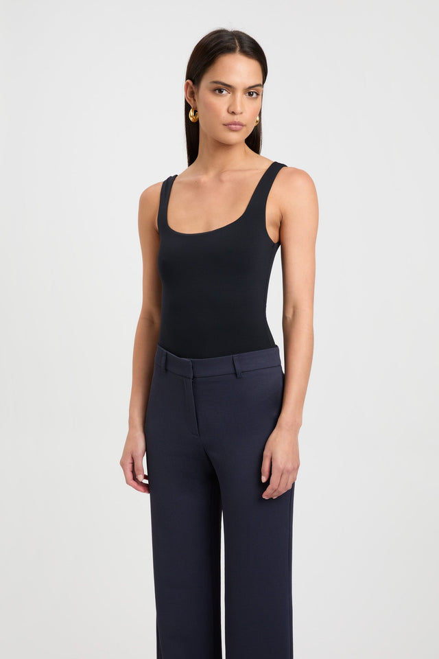 product Christina Bodysuit Kookai Square neck black womens-bodysuit 