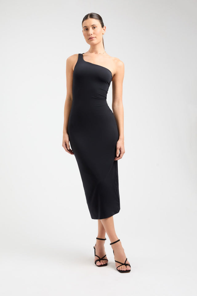 kookai one shoulder dress Kookai - Vangeline Dress Pine Green