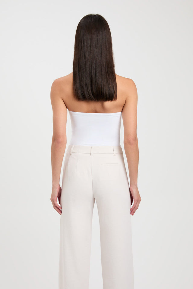 back Vita Strapless Top Kookai Fitted Straight Sleeveless Womens-Blouse 