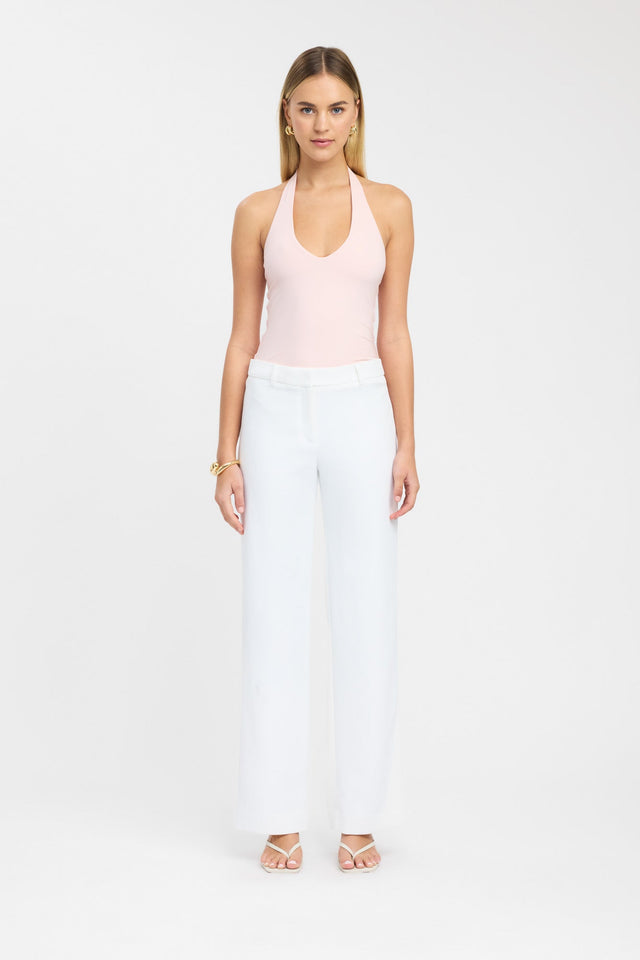 side Stella Tank Kookai Fitted V-neck Sleeveless Womens-Blouse 