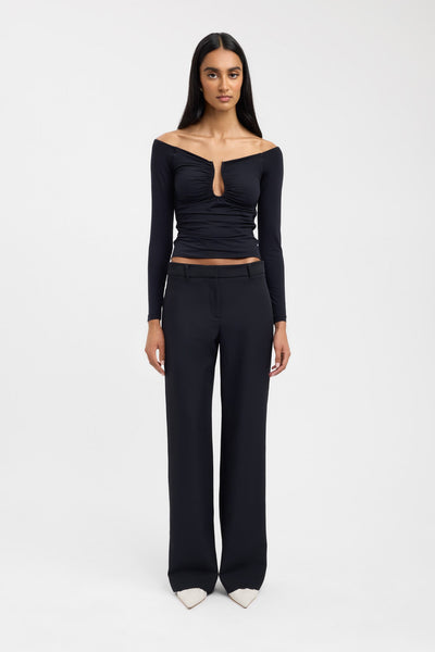 TOPBRIDGE x ANYTYPE ブラックステア Astrid Long Sleeve Top – NZ KOOKAÏ