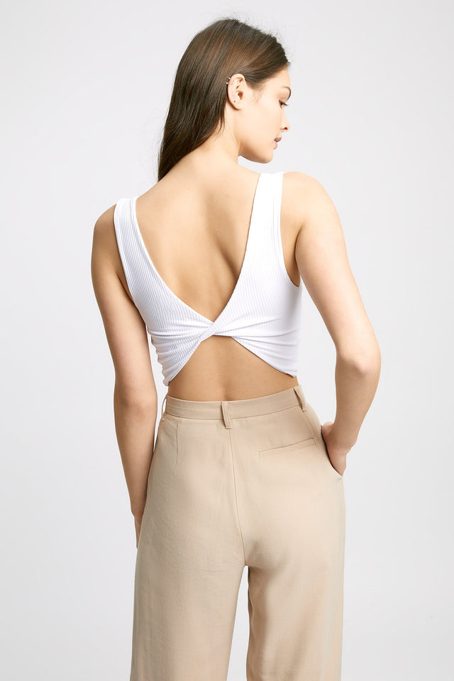 Hayley Twist Back Crop Top