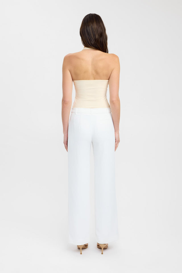 back Stella Tank Kookai Fitted Plungeneck Sleeveless Womens-Blouse 