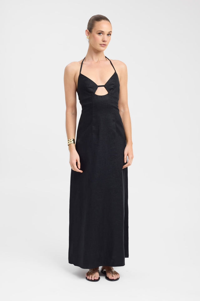 Palm Bra Maxi Dress