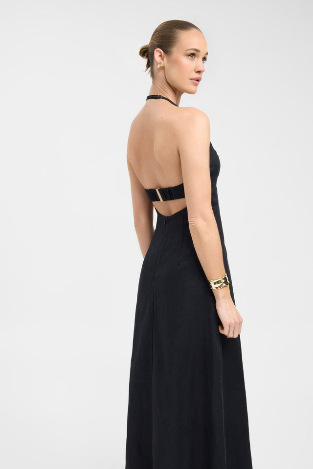 Palm Bra Maxi Dress