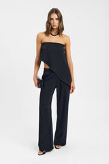 Maria Strapless Asymmetric Top