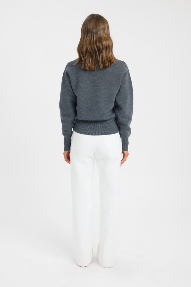 Dalton Crew Jumper Kookai Round neck Relaxed womens-jumpers 