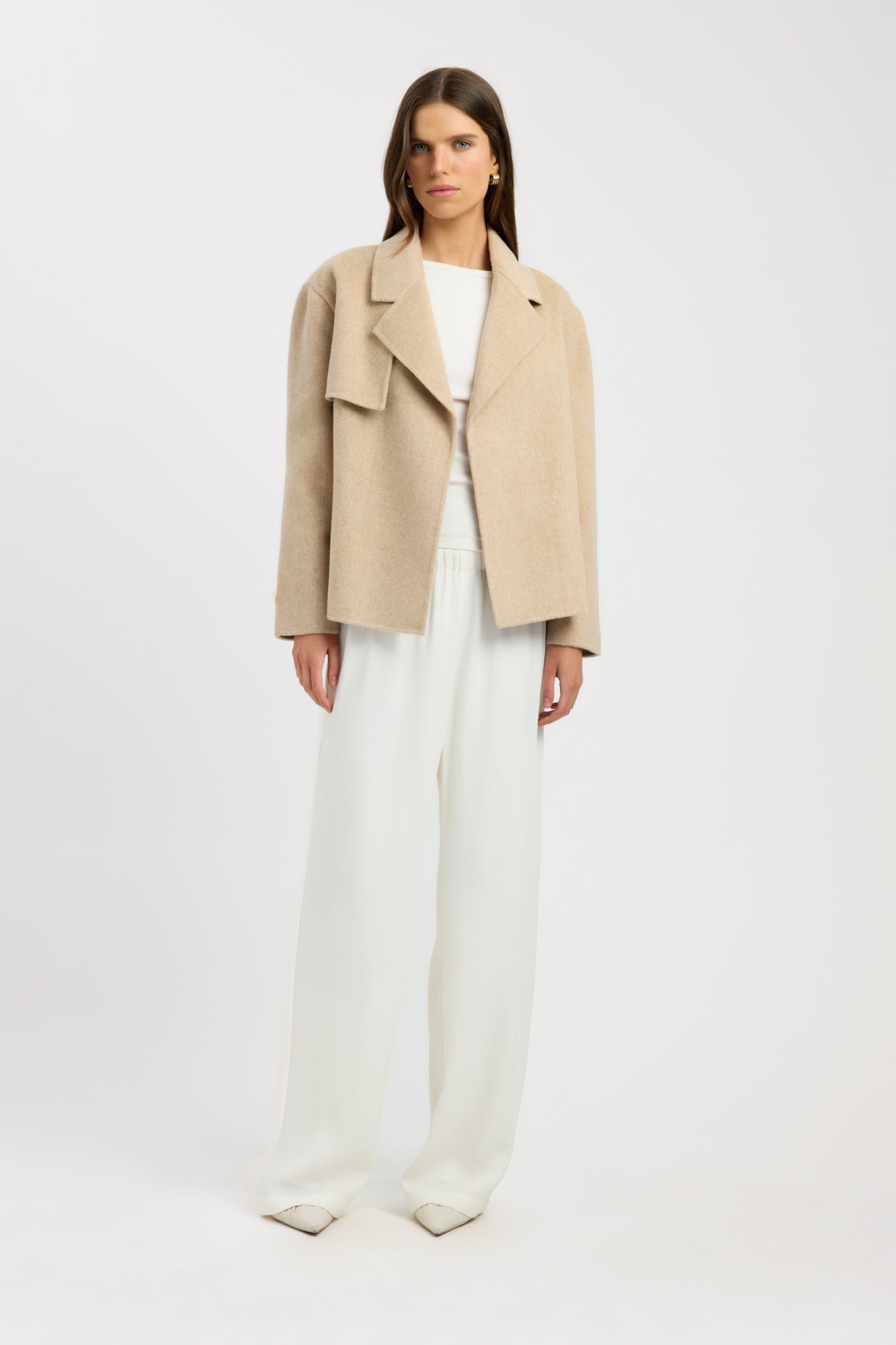 Rommie Cropped Wool Jacket | NZ KOOKAÏ