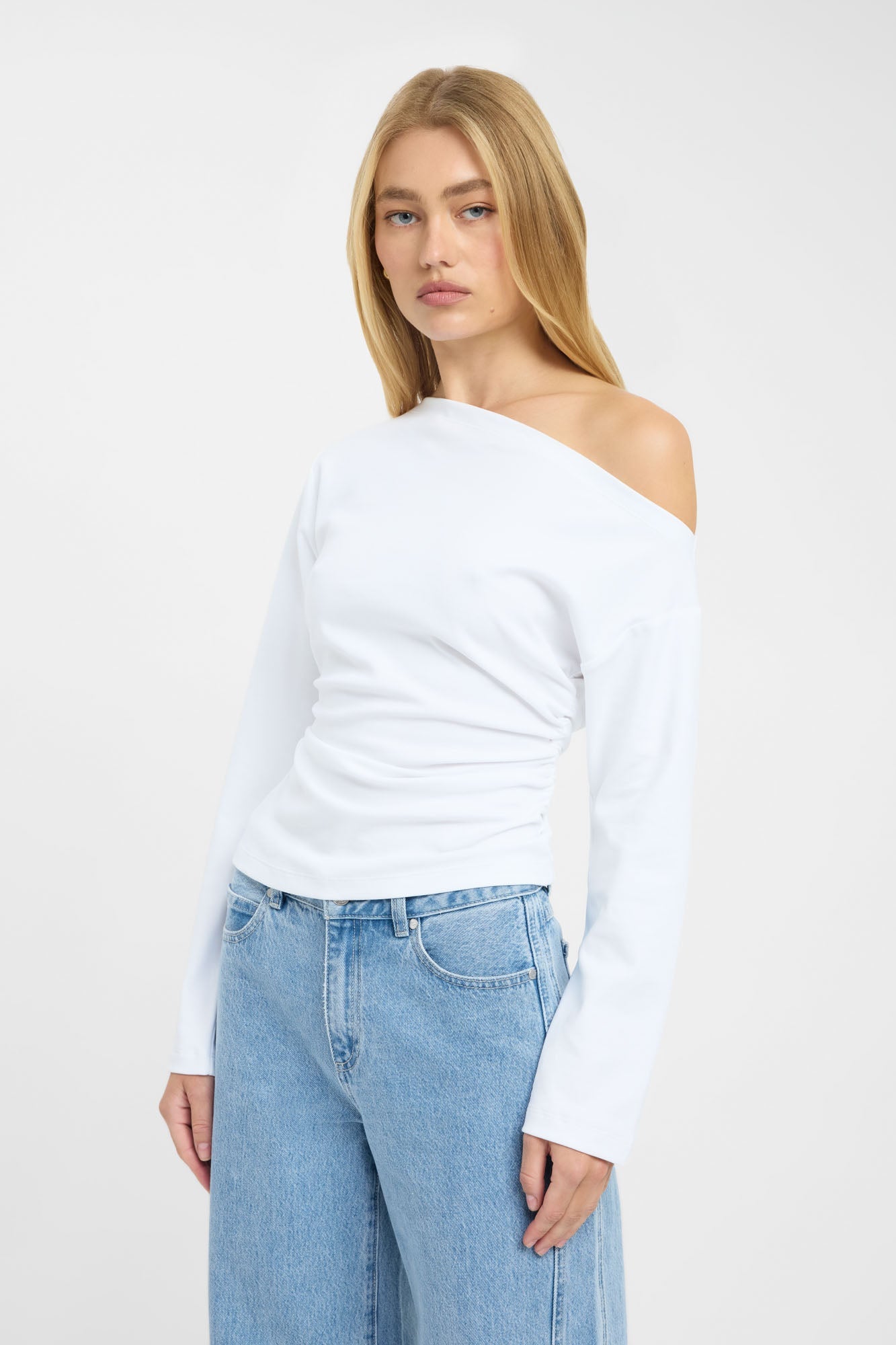 Nova Off Shoulder Long Sleeve Top – NZ KOOKAÏ