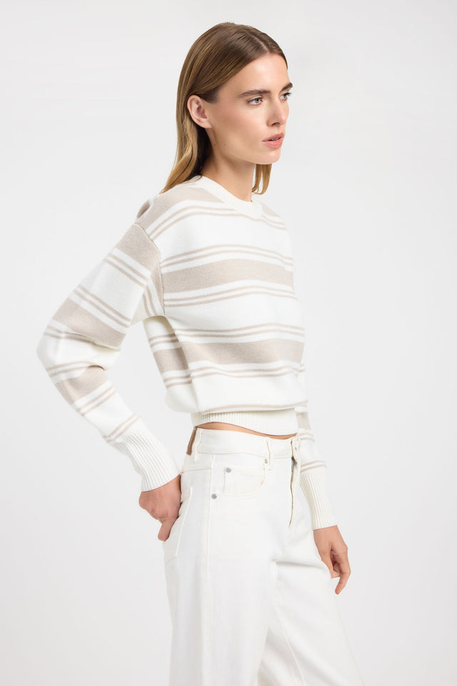 Dalton Stripe Crew Jumper