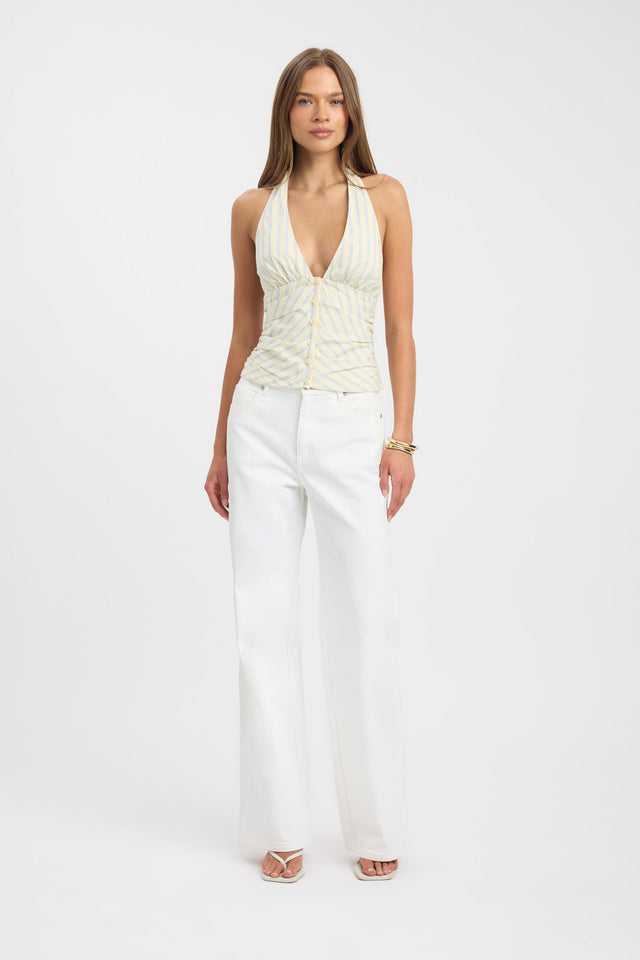 Freddy Stripe Halter Top