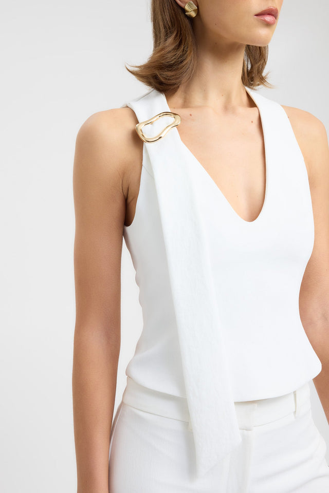 Ariel Buckle Slider Top