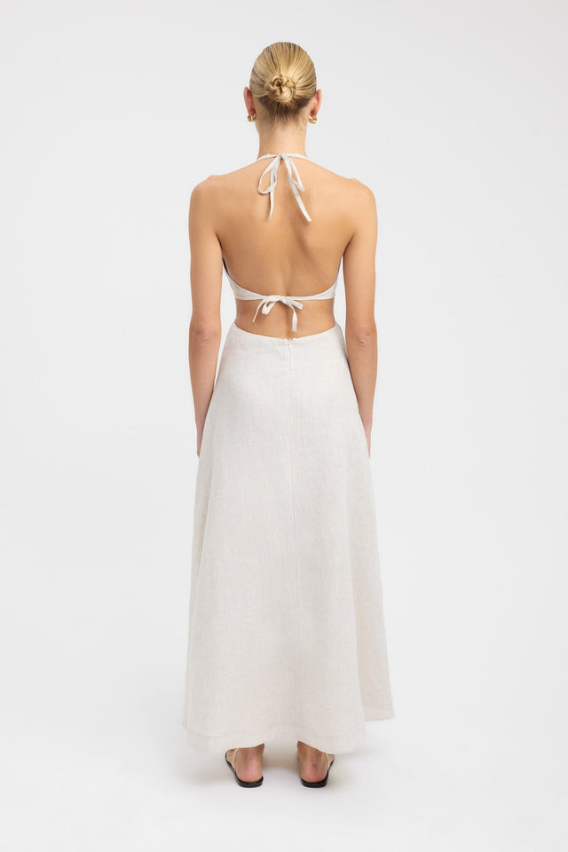 Tahiti Cut Out Halter Dress
