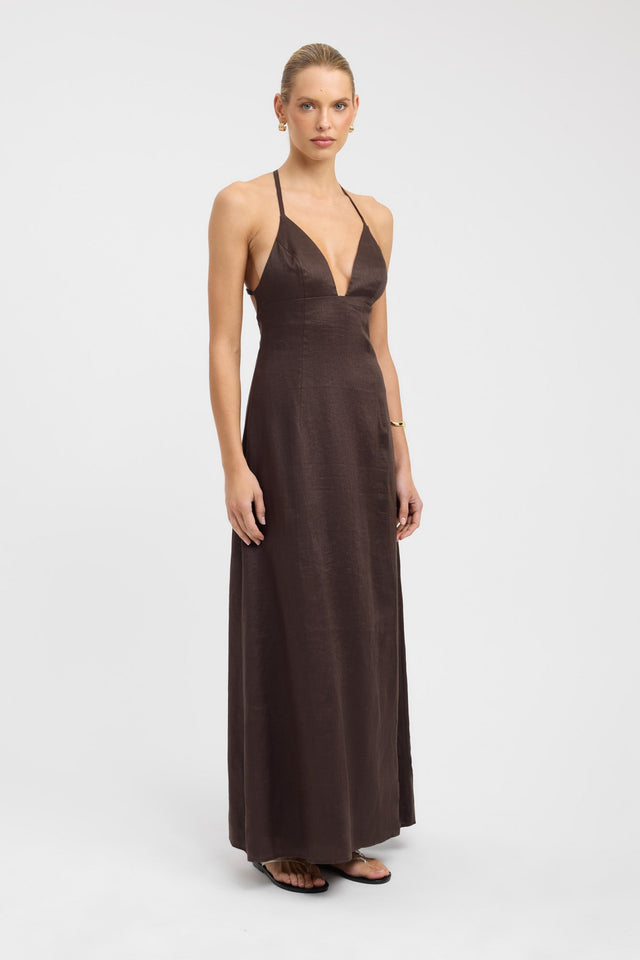 Tahiti Bead Maxi Dress