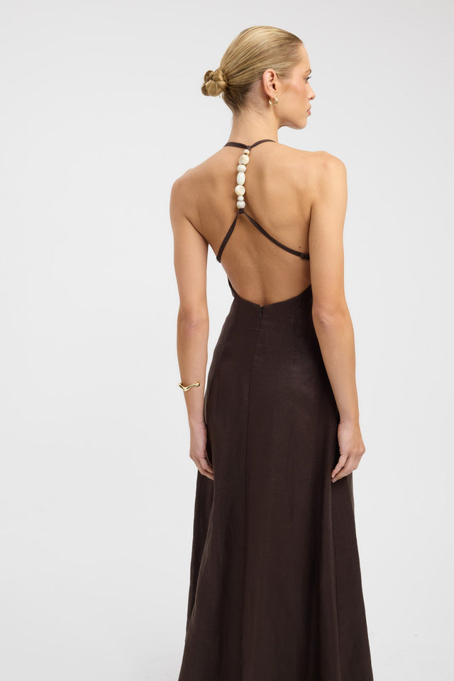 Tahiti Bead Maxi Dress