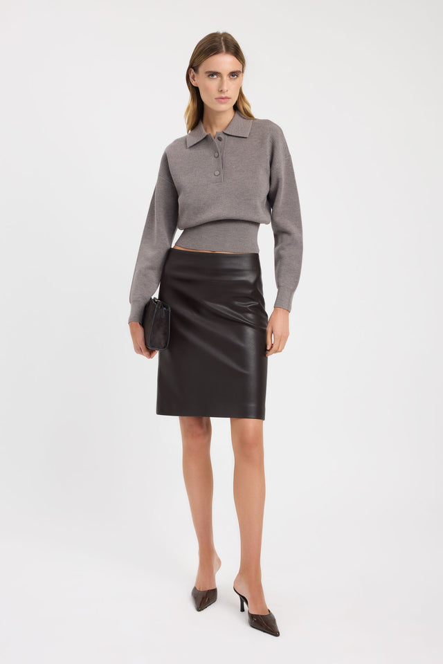 Dalton Long Sleeve Polo Jumper