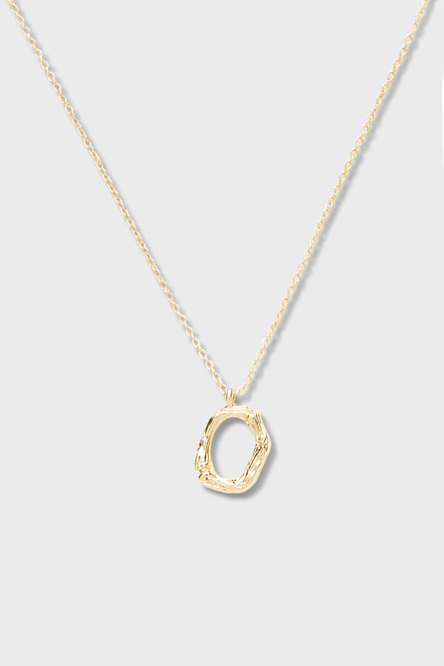 O - Initial Necklace